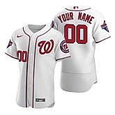 Washington Nationals Customized Nike White 2020 Stitched MLB Flex Base Jersey,baseball caps,new era cap wholesale,wholesale hats